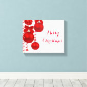 Kerstmis verpakt Canvas Afdruk (Insitu (Houten vloer))