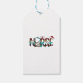 Kerstmis Verpleegster 1 Cadeaulabel (Voorkant)