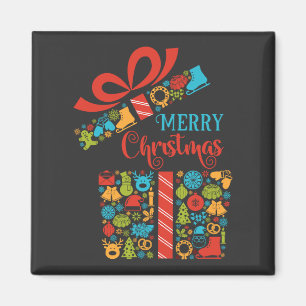 Kerstmis Verrassingsdoos Magneet