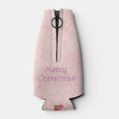 Kerstmis Versierde Flamingo Flessenkoeler Flesjeskoeler (Achterkant)