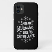 Kerstmis verspreidde vriendelijkheid als sneeuwvlo Case-Mate iPhone case (Achterkant)