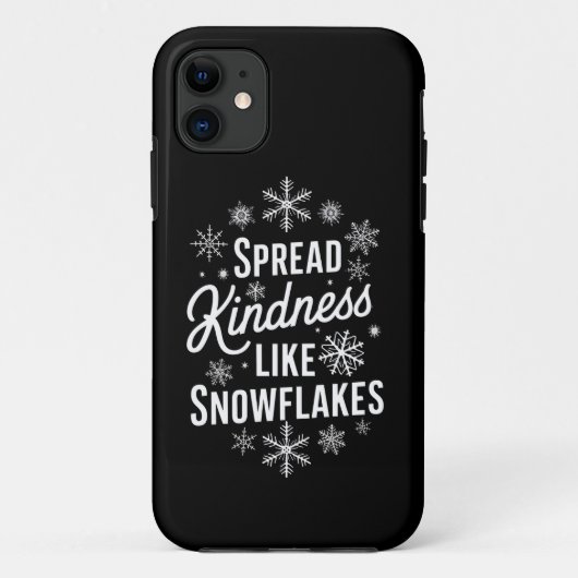 Kerstmis verspreidde vriendelijkheid als sneeuwvlo Case-Mate iPhone case (Achterkant)