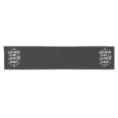 Kerstmis verspreidde vriendelijkheid als sneeuwvlo korte tafelloper (Horizontaal)