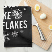 Kerstmis verspreidde vriendelijkheid als sneeuwvlo theedoek (Quarter Fold)