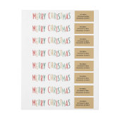 Kerstmis Vet Lettertype (Vel)