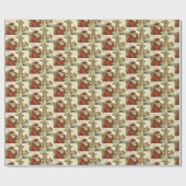  Kerstmis Victoriaans Cadeaupapier (Vlak)