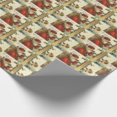  Kerstmis Victoriaans Cadeaupapier (Hoek)