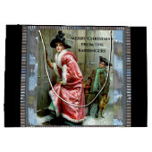 Kerstmis Victoriaans Groot Cadeauzakje (Achterkant)