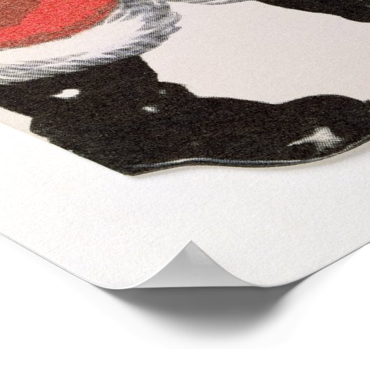 Kerstmis, Victoriaans kerstkaart Poster (Hoek)