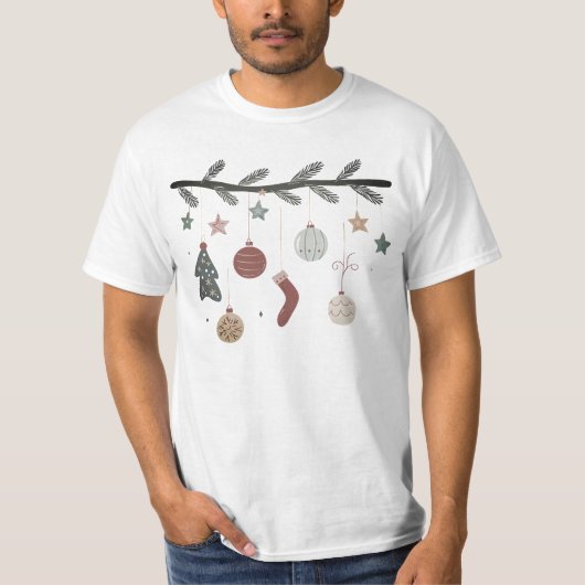 Kerstmis vier seizoen t-shirt (Voorkant)