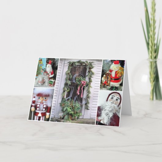 Kerstmis vieren feestdagen kaart (Voorkant)