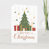 Kerstmis vieren in stijl kaart (Achterkant)