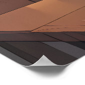 Kerstmis vieren met een glas wijn poster (Hoek)