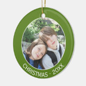 Kerstmis vieren met je favoriete foto keramisch ornament (Links)