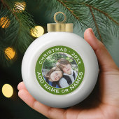 Kerstmis vieren met je favoriete foto keramische bal ornament