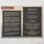 Kerstmis viering van het leven vakantieprogramma flyer (Achterkant)
