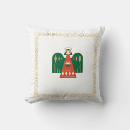 Kerstmis vierkant kussen | Aanpasbare Festive Hol