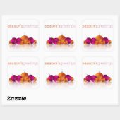 Kerstmis Vierkante Sticker (Vel)