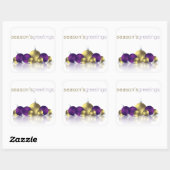 Kerstmis Vierkante Sticker (Vel)