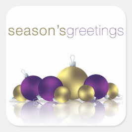 Kerstmis Vierkante Sticker