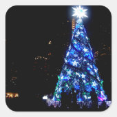 Kerstmis Vierkante Sticker (Voorkant)