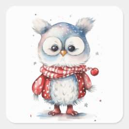 Kerstmis Vierkante Sticker