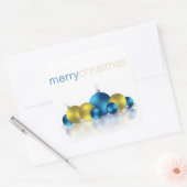 Kerstmis Vierkante Sticker (Envelop)