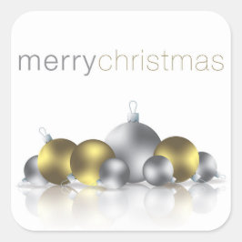 Kerstmis Vierkante Sticker