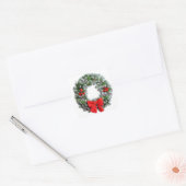 Kerstmis Vierkante Sticker (Envelop)