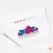 Kerstmis Vierkante Sticker (Envelop)