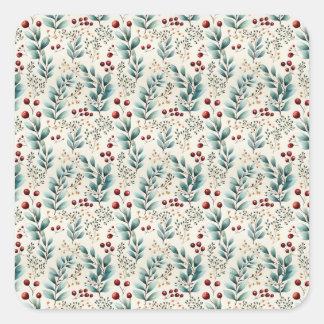 Kerstmis Vierkante Sticker