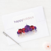 Kerstmis Vierkante Sticker (Envelop)