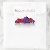 Kerstmis Vierkante Sticker (Tas)