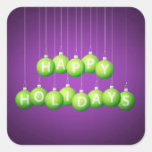 Kerstmis Vierkante Sticker (Voorkant)