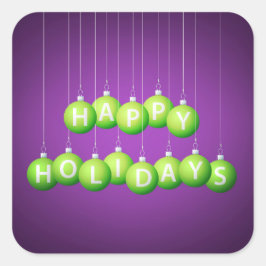 Kerstmis Vierkante Sticker