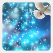 Kerstmis Vierkante Sticker (Voorkant)