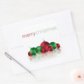 Kerstmis Vierkante Sticker (Envelop)