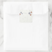 kerstmis vierkante sticker (Tas)