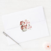 Kerstmis Vierkante Sticker (Envelop)