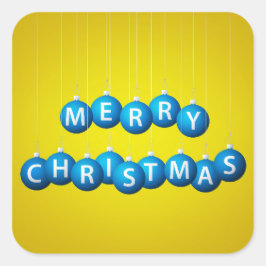 Kerstmis Vierkante Sticker