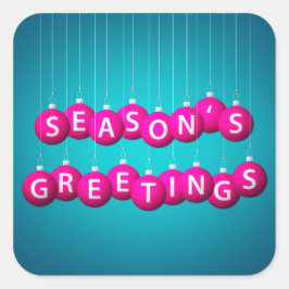 Kerstmis Vierkante Sticker