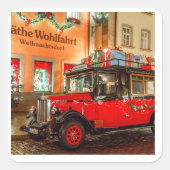 Kerstmis Vierkante Sticker (Voorkant)