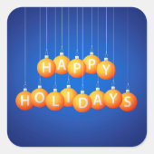 Kerstmis Vierkante Sticker (Voorkant)