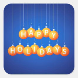 Kerstmis Vierkante Sticker