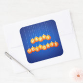 Kerstmis Vierkante Sticker (Envelop)