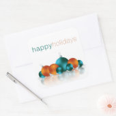 Kerstmis Vierkante Sticker (Envelop)