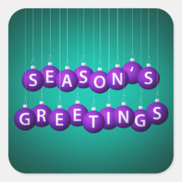 Kerstmis Vierkante Sticker