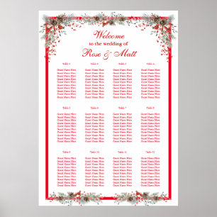 Kerstmis vind je stoel poster