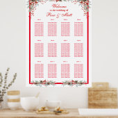 Kerstmis vind je stoel poster (Keuken)