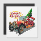 Kerstmis vintage auto (Voorkant / Achterkant)